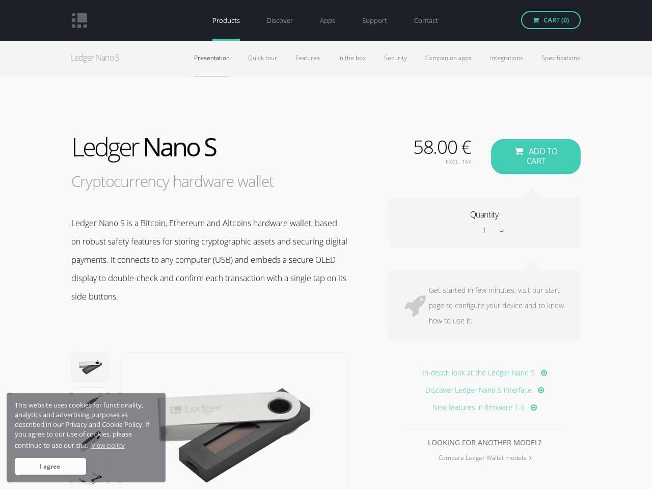 Ledger Hardware Wallet - 0 Reviews 2019 - Cloud Mining ...