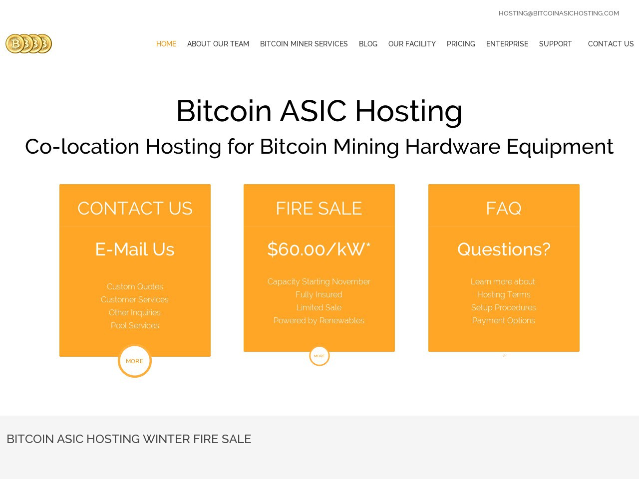 bitcoin asic hosting review